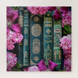 Poëtische boeken en Rozen Legpuzzel
