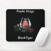 poëtische koningen - mousepad muismat (Met muis)