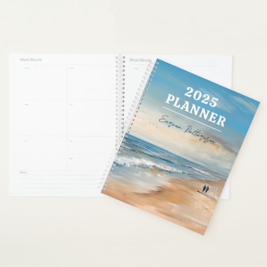 poëtische Ocean Scene schilderij Planner (Display)