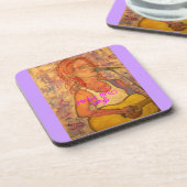 poëtische teksten en zangerijkunst drankjes onderzetter (Linkerzijde)