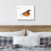 Poëtische winterwoorden gevarieerde spruw in de sn canvas afdruk (Insitu (Slaapkamer))