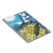 Poetisches Motiv mit Mondschein. Notitieboek (Rechterzijde)