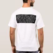 POETRY Black T-shirt (Achterkant)
