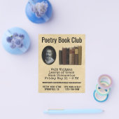 Poetry Book Club Flyer Walt Whitman Birthday (Enkel)
