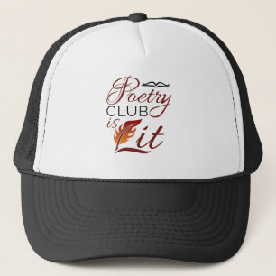 Poetry Club is Lit Poem Writer Poet Trucker Pet