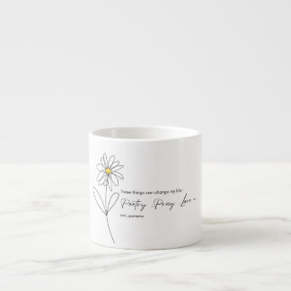 Poetry Daisy Flower Mug Espresso Kop