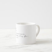 Poetry Daisy Flower Mug Espresso Kop (Voorkant rechts)