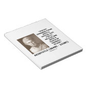 Poetry Gift Touch Madness Aristoteles Quote Notitieblok (Schuin)