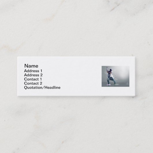 poetry_in_motion-1024x768, Naam, Adres 1, Add... Mini Visitekaartje (Voorkant)