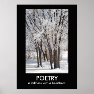 POETRY Inspirerend Natuur Foto Poster
