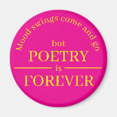 Poetry is Forever Magnet (Voorkant)