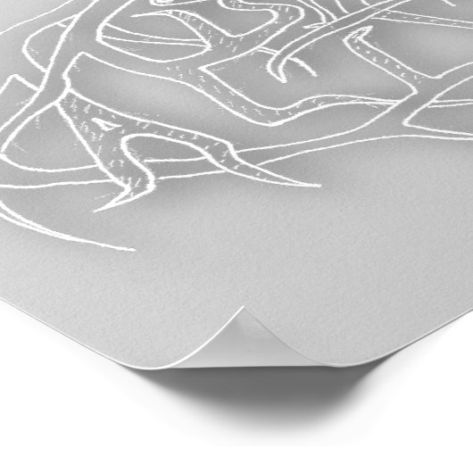 Poetry is live-Poster Poster (Hoek)