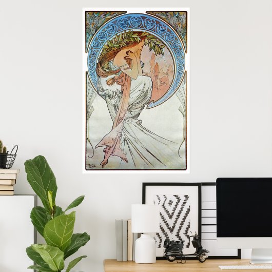 Poetry, Mucha Poster (Thuiskantoor)