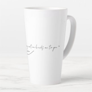 Poetry Mug Latte Mok