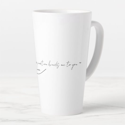 Poetry Mug Latte Mok (Rechterhoek)