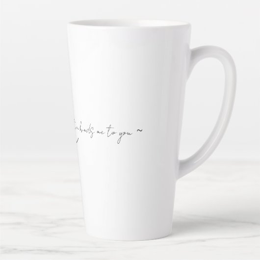 Poetry Mug Latte Mok (Rechts)