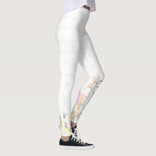 “Poetry Painted Softly” – Leggings  (Rechts)