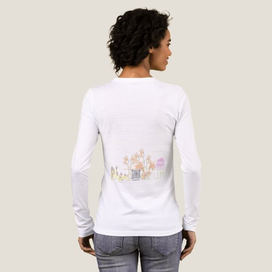“Poetry Painted Softly” – Long Sleeve Tshirt (Achterkant)