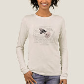 Poetry Painted Softly–LongSleeve by H.G. Alexandr Tri-Blend Shirt (Voorkant)