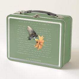 Poetry Painted Softly–Metal Lunchbox