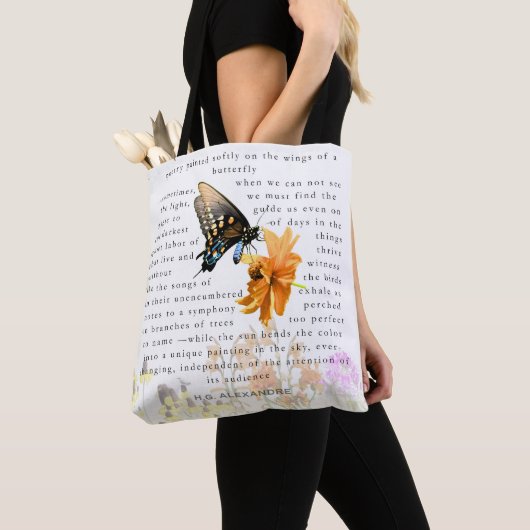 “Poetry Painted Softly”–ToteBag by H.G. Alexandre Tote Bag (Dichtbij)