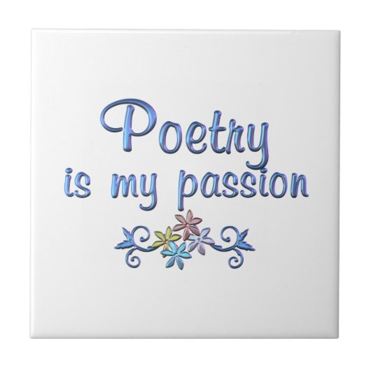 Poetry Passion Tegeltje (Voorkant)