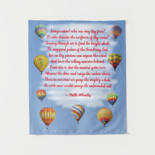 Poetry Phillis Wheatley Hot Air-ballonnen Wandkleed