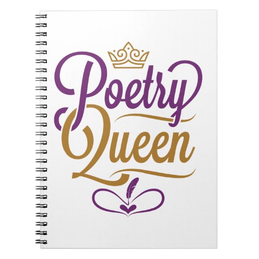 Poetry Queen Notitieboek (Voorkant)