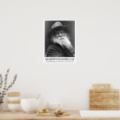Poetry Reading Event Walt Whitman Jubileum Poster (Keuken)