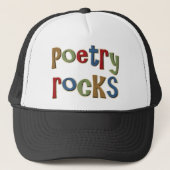 Poetry Rocks Trucker Pet (Voorkant)