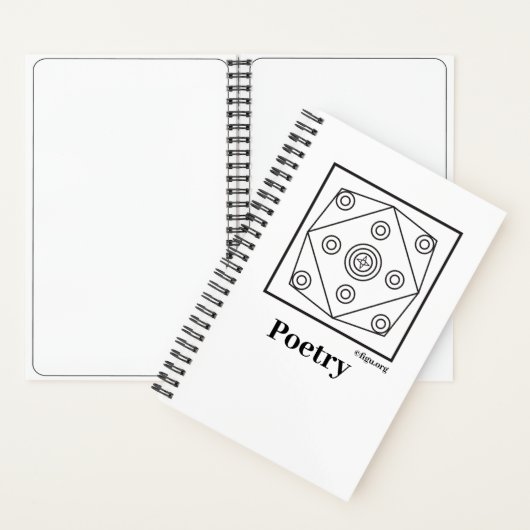 Poetry Symbol Journal Notitieboek (Binnen)