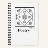 Poetry Symbol Journal Notitieboek (Voorkant)