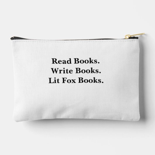 "Poetry will save us all" zippered pouch Etui (Achterkant)