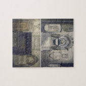 Poets' Corner, bord F uit 'Westminster Abbey', e Legpuzzel (Horizontaal)