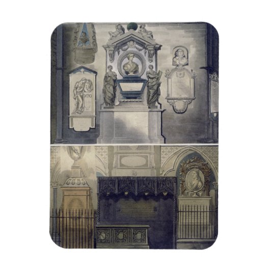 Poets' Corner, bord F uit 'Westminster Abbey', e Magneet (Verticaal)