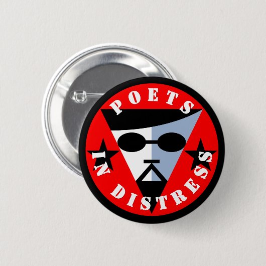 POETS IN DISTRESS DADDY COOL BUTTON (Voorkant /achterkant)