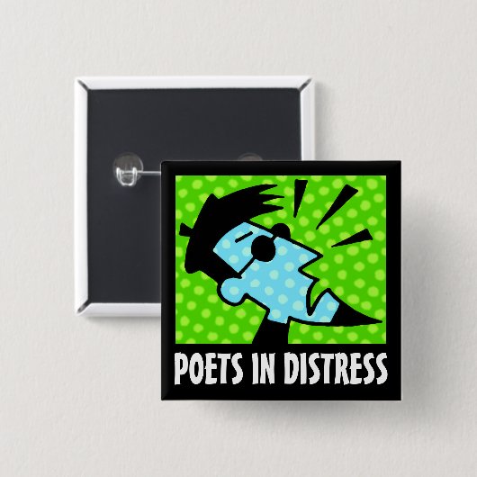 POETS IN DISTRESS DADDY COOL BUTTON (Voorkant /achterkant)