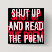 POETS IN DISTRESS SHUUUP BUTTON (Voorkant)