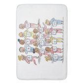 Poets je tanden badmat (Voorkant Verticaal)