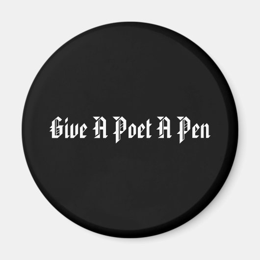 Poet's Pen Magnet (Voorkant)