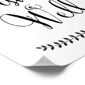 Poetsbord/welvaartsbord Poster (Hoek)