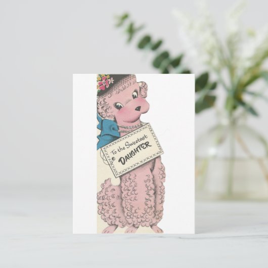  poetsdochter briefkaart (Staand voorkant)