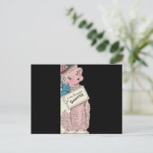 poetsdochter briefkaart (Staand voorkant)