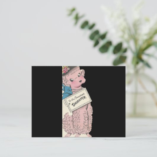  poetsdochter briefkaart (Staand voorkant)