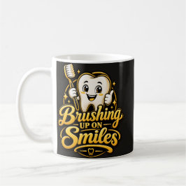 Poetsen voor een glimlach Leuk cadeau voor een tan Koffiemok
