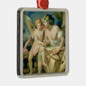 Poetsinspiratie, 1785 metalen ornament (Rechts)