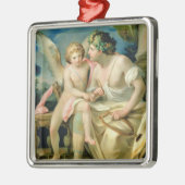 Poetsinspiratie, 1785 metalen ornament (Links)