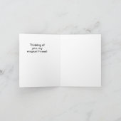 poetskoek van je bedankkaart (Binnen)