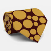 Poettering - Bruin op donkerbruin (330000) Stropdas (Opgerold)