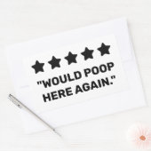 Poettering hier opnieuw rechthoekige sticker (Envelop)